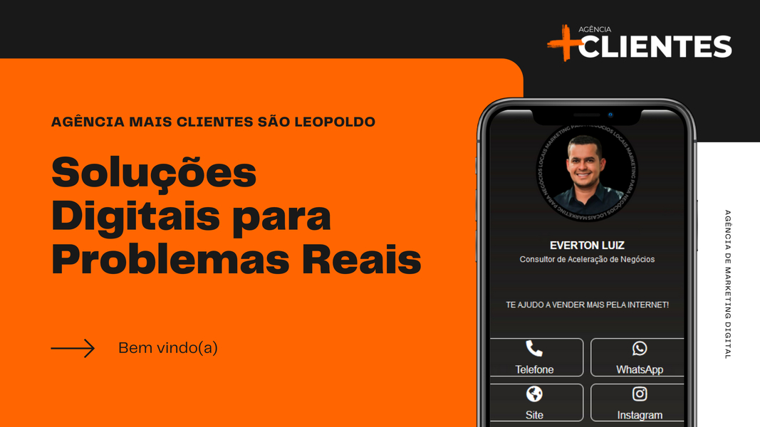 Foto da capa de Agência de Marketing Digital São Leopoldo - Agência Mais Clientes - Everton Luiz RS